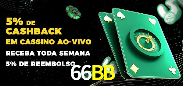 Promoções do cassino ao Vivo 66BB